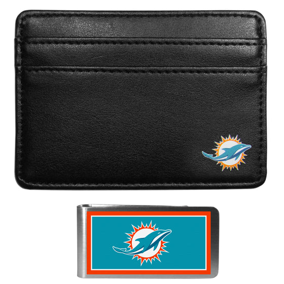 Miami Dolphins Weekend Wallet & Color Money Clip