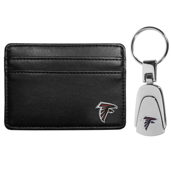 Atlanta Falcons Weekend Wallet & Steel Key Chain