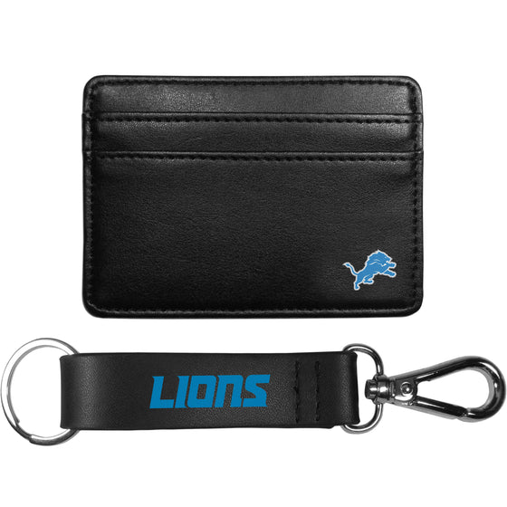 Detroit Lions Weekend Wallet & Strap Key Chain