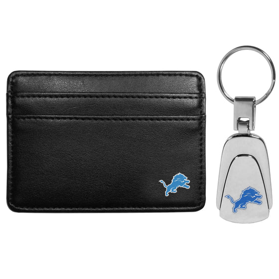 Detroit Lions Weekend Wallet & Steel Key Chain