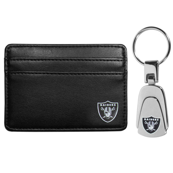 Las Vegas Raiders Weekend Wallet & Steel Key Chain