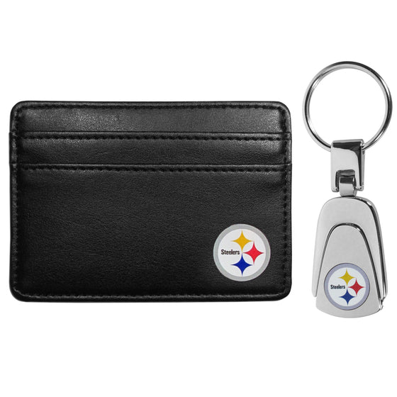 Pittsburgh Steelers Weekend Wallet & Steel Key Chain