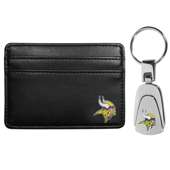 Minnesota Vikings Weekend Wallet & Steel Key Chain