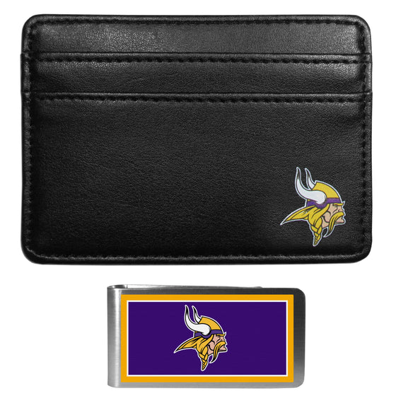 Minnesota Vikings Weekend Wallet & Color Money Clip