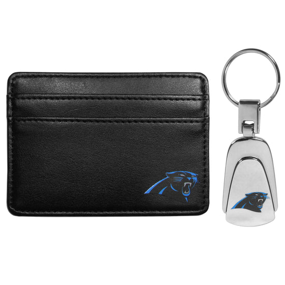 Carolina Panthers Weekend Wallet & Steel Key Chain