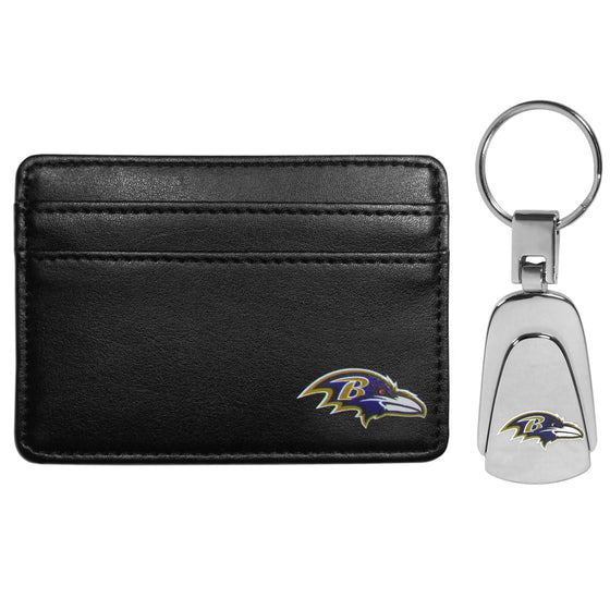 Baltimore Ravens Weekend Wallet & Steel Key Chain