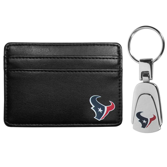 Houston Texans Weekend Wallet & Steel Key Chain