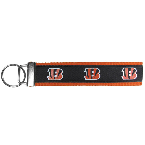 Cincinnati Bengals Woven Wristlet Key Chain