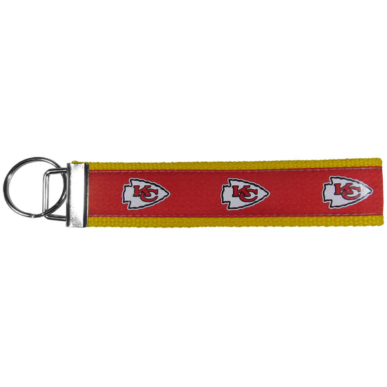 Kansas City Chiefs Woven Wristlet Key Chain