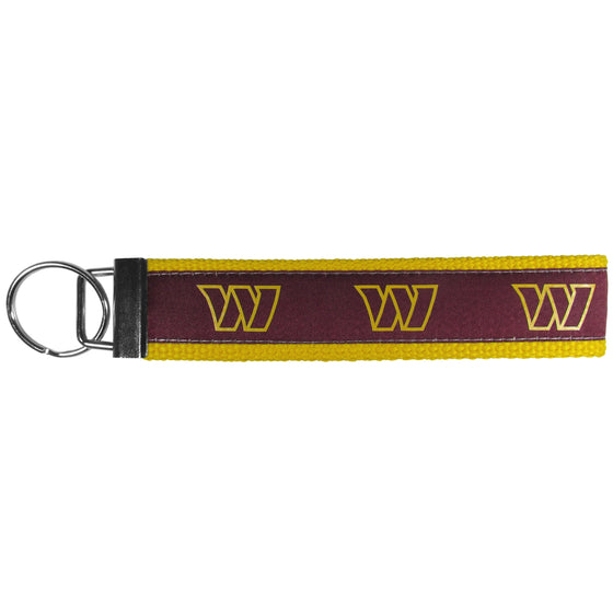 Washington Commanders Woven Wristlet Key Chain