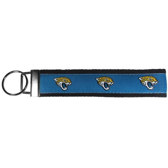 Jacksonville Jaguars Woven Wristlet Key Chain