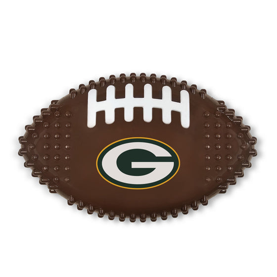 GREEN BAY PACKERS HARD NYLON FOOTBALL CHEW TOY