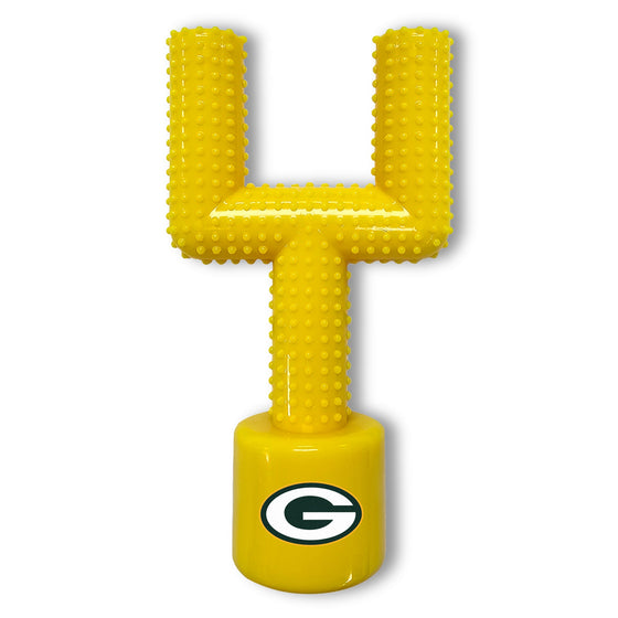 GREEN BAY PACKERS HARD NYLON GOAL POST CHEW TOY