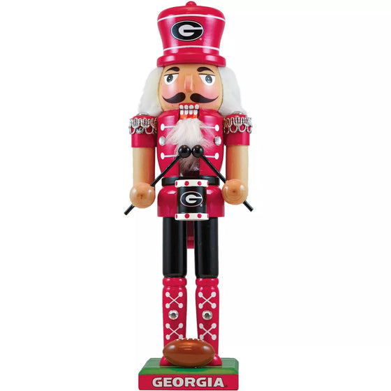 MasterPieces Game Day - NCAA Georgia Bulldogs - Team Painted Wood Nutcracker - 757 Sports Collectibles