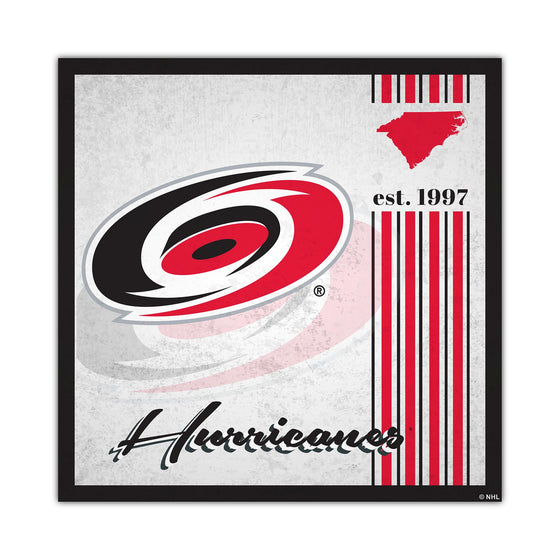 Carolina Hurricanes Sign Wood 10x10 Album Design - Special Order