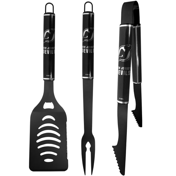 New Jersey Devils 3 pc Monochromatic BBQ Set