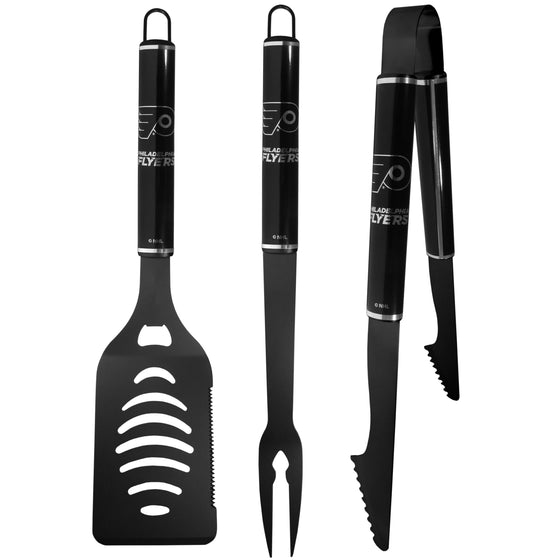 Philadelphia Flyers 3 pc Monochromatic BBQ Set