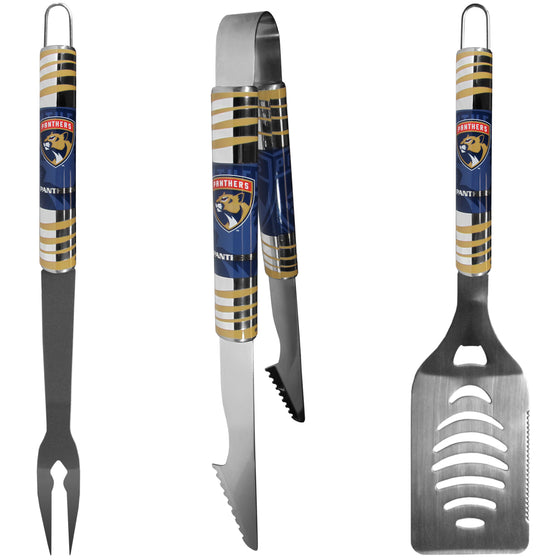 Florida Panthers 3 pc Tailgater BBQ Set