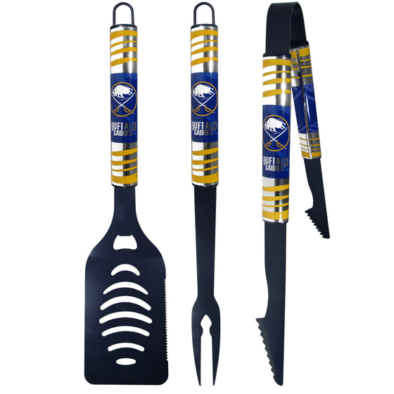 Buffalo Sabres 3 pc Color BBQ Tool Set