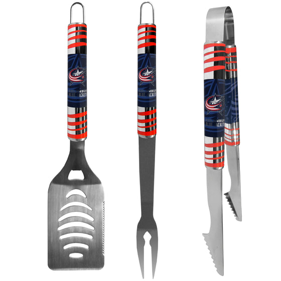 Columbus Blue Jackets 3 pc Tailgater BBQ Tools