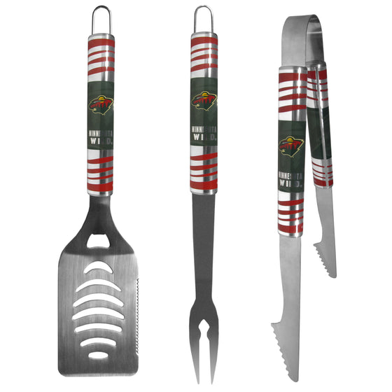 Minnesota Wild 3 pc Tailgater BBQ Tools