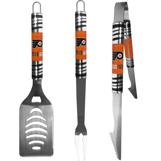 Philadelphia Flyers 3 pc Tailgater BBQ Tools