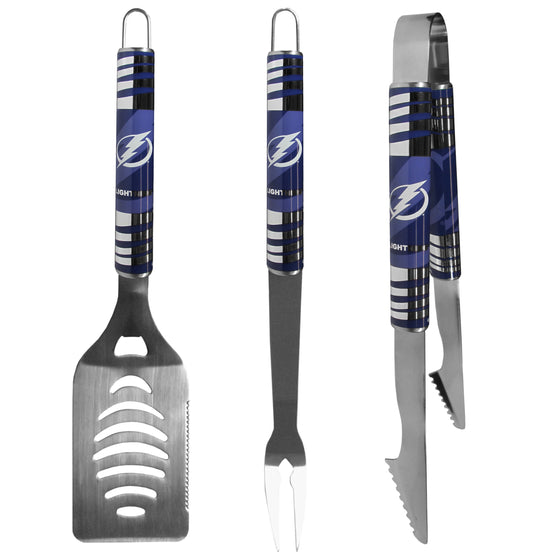 Tampa Bay Lightning 3 pc Tailgater BBQ Tools