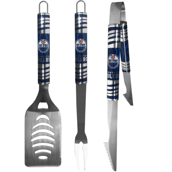 Edmonton Oilers 3 pc Tailgater BBQ Tools