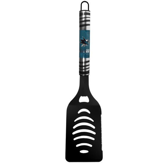 San Jose Sharks Black Spatula w/Team Colors