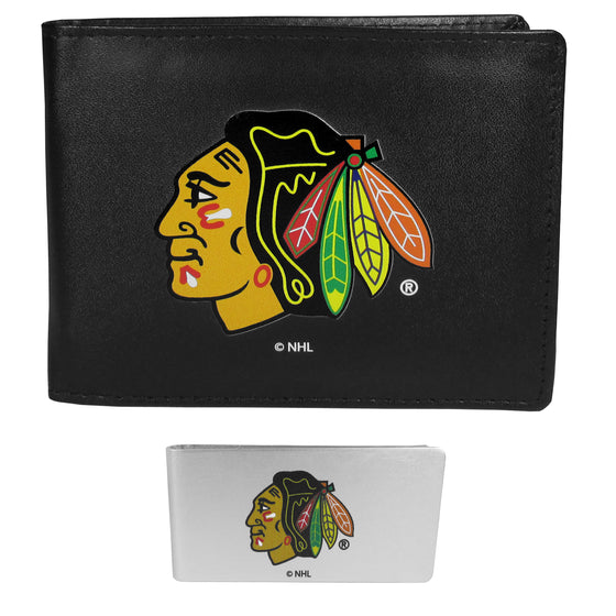 Chicago Blackhawks Bi-fold Wallet & Money Clip