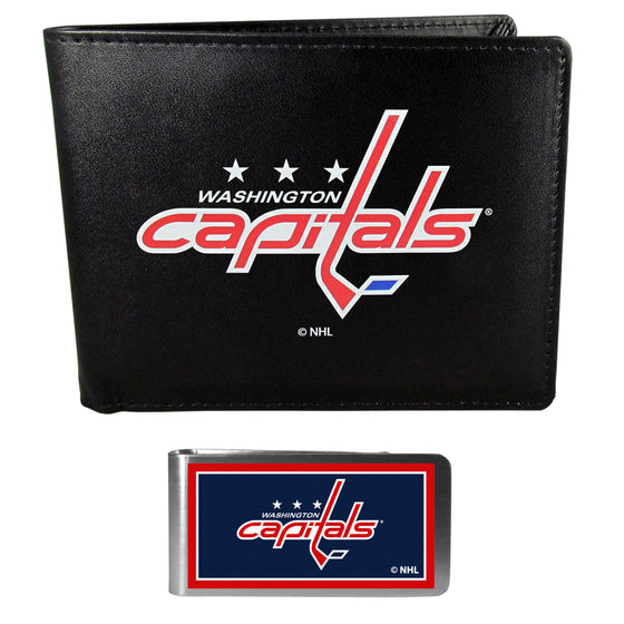 Washington Capitals Bi-fold Wallet & Color Money Clip