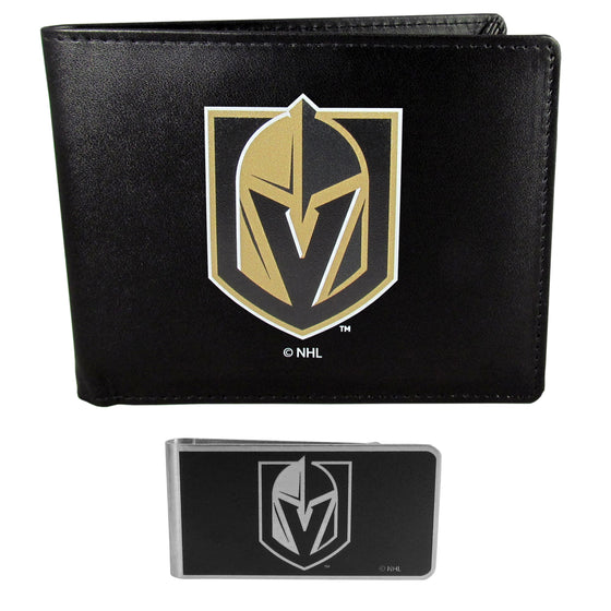 Vegas Golden Knights Bi-fold Wallet & Black Money Clip