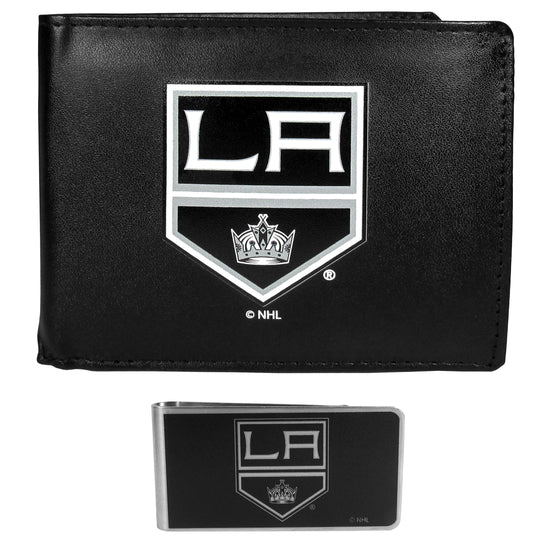 Los Angeles Kings Bi-fold Wallet & Black Money Clip