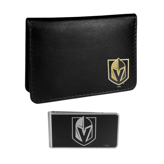 Vegas Golden Knights Weekend Bi-fold Wallet & Black Money Clip