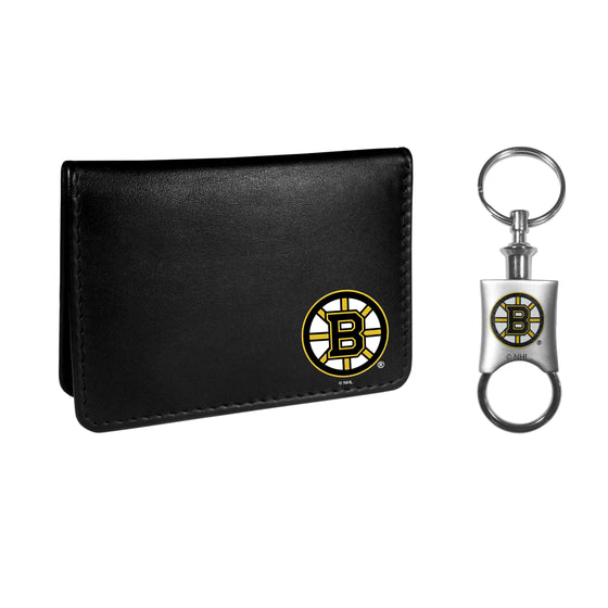 Boston Bruins Weekend Bi-fold Wallet & Valet Key Chain