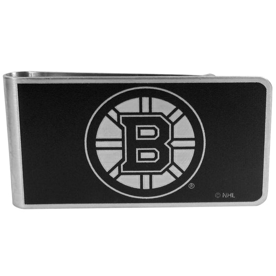 Boston Bruins Black and Steel Money Clip