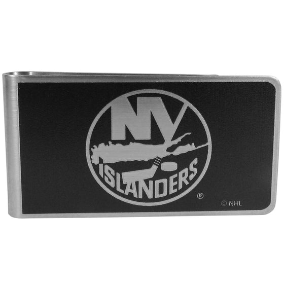 New York Islanders Black and Steel Money Clip