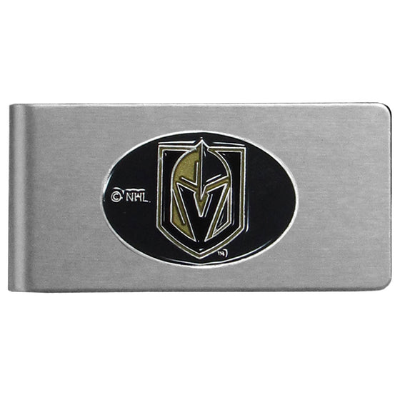 Las Vegas Golden Knights Brushed Metal Money Clip