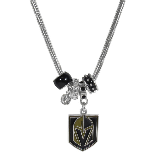 Las Vegas Golden Knights Euro Bead Necklace