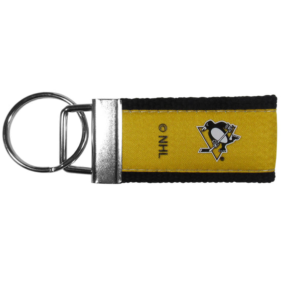 Pittsburgh Penguins Woven Key Chain