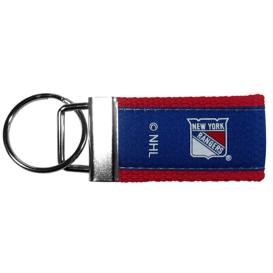 New York Rangers Woven Key Chain