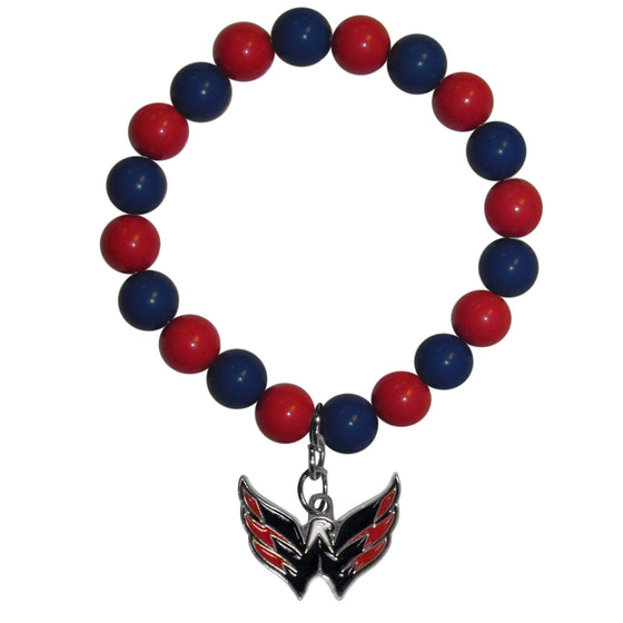 Washington Capitals Fan Bead Bracelet