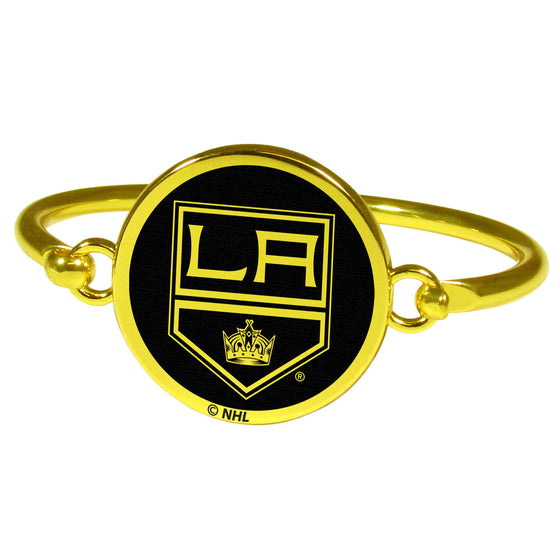 Los Angeles Kings Gold Tone Bangle Bracelet