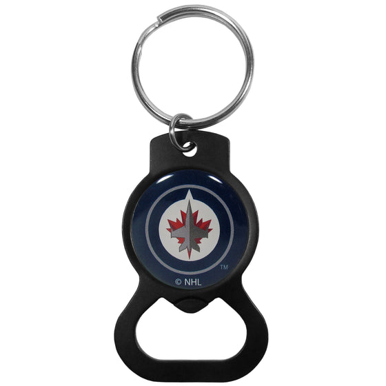 Winnipeg Jets??? Bottle Opener Key Chain, Black