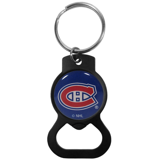 Montreal Canadiens Bottle Opener Key Chain, Black