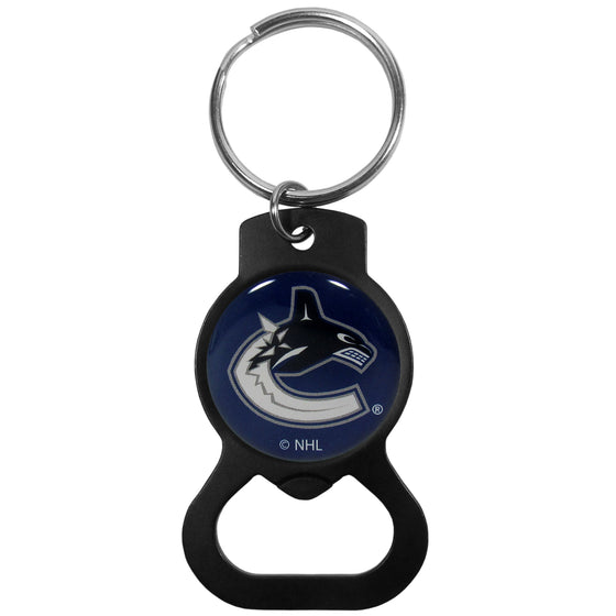 Vancouver Canucks Bottle Opener Key Chain, Black