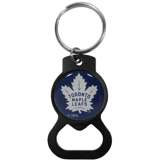 Toronto Maple Leafs Bottle Opener Key Chain, Black