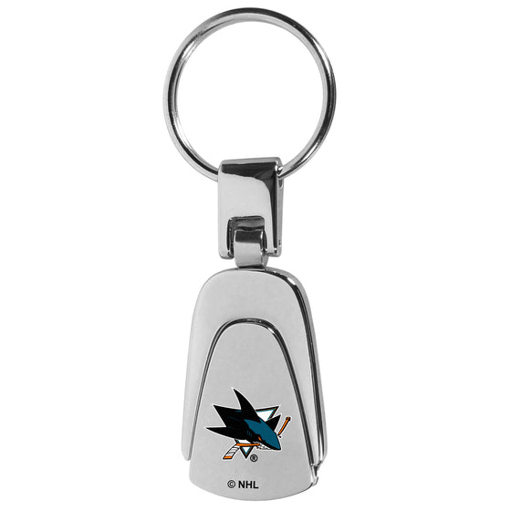 San Jose Sharks Steel Teardop Key Chain