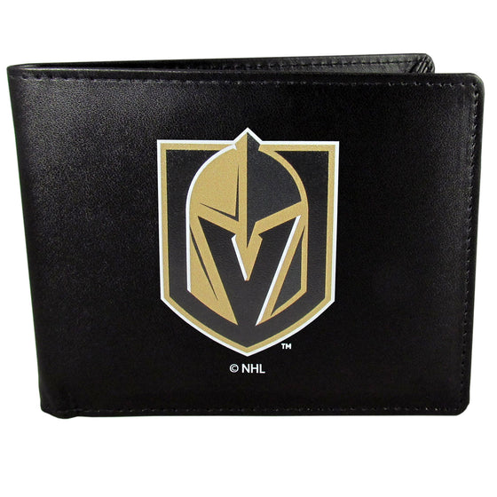 Vegas Golden Knights Leather Bi-fold Wallet, Large Logo