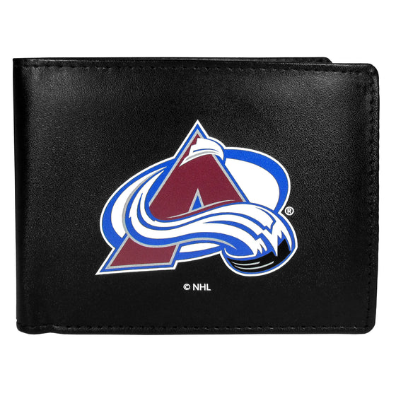 Colorado Avalanche Leather Bi-fold Wallet, Large Logo